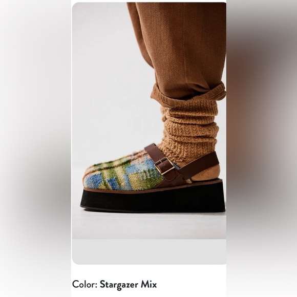 Free People Astrid Platform Mules Size 9.5 NEW - Picture 3 of 16